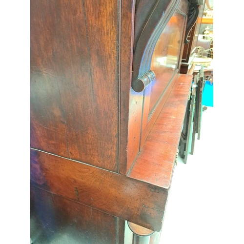 81 - A 19TH CENTURY SUBSTANTIAL SECRETAIRE DESK, this antique piece of furniture is of great quality. The... 