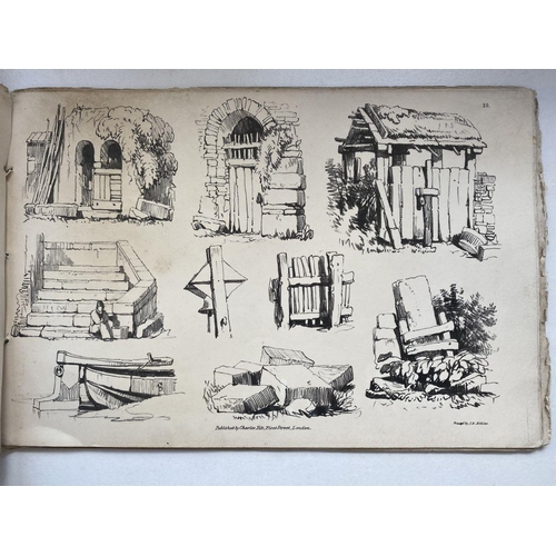89 - A BOOK LOT: ‘ELEMENTARY DRAWING BOOK LANDSCAPES AND BUILDINGS, PART III’ by Samuel Prout F.S.A., aut... 