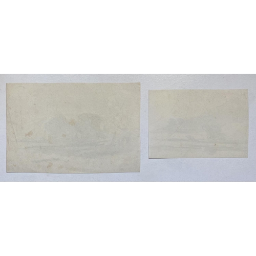 93 - SAMUEL GILLESPIE PROUT (British, 1822-1911), TWO LANDSCAPE STUDIES, graphite on wove paper, both dep... 