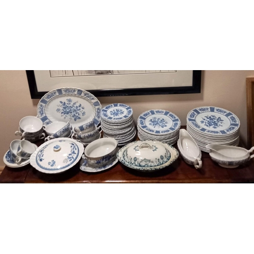 95 - A LARGE COLLECTION OF MELODY WARE, in excellent condition includes 65 pieces; 
8 soup bowls, 1 Platt... 
