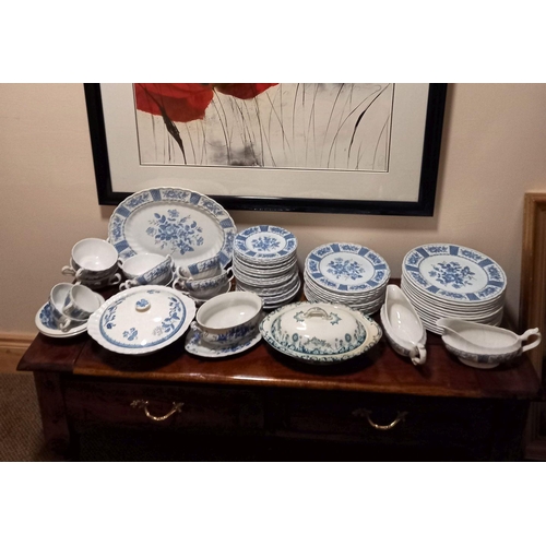 95 - A LARGE COLLECTION OF MELODY WARE, in excellent condition includes 65 pieces; 
8 soup bowls, 1 Platt... 