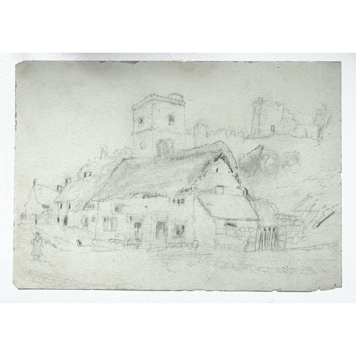 122 - SAMUEL PROUT (British, 1783–1852), (i) “PREPARATORY SKETCH FOR ‘CITY OF BEAUVAIS’”, graphite and wat... 