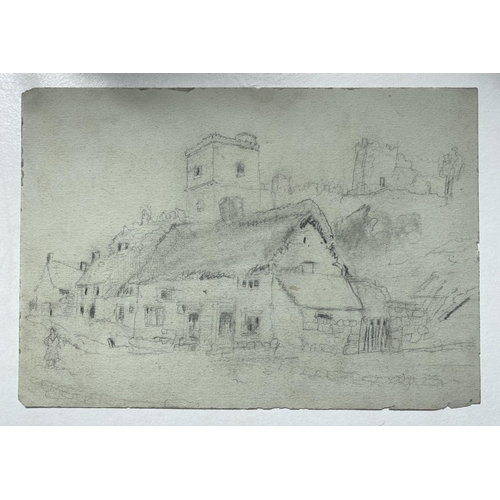 122 - SAMUEL PROUT (British, 1783–1852), (i) “PREPARATORY SKETCH FOR ‘CITY OF BEAUVAIS’”, graphite and wat... 