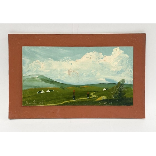 50 - ADAM KOS (Irish, 20th Century), “MAYO LANDSCAPE”, oil on board, signed and dated 2002 lower left, ti... 