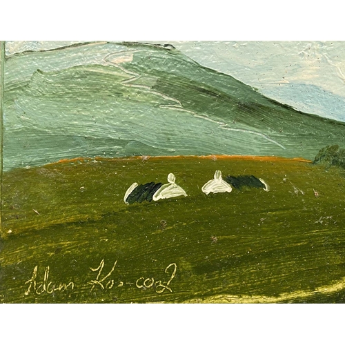 50 - ADAM KOS (Irish, 20th Century), “MAYO LANDSCAPE”, oil on board, signed and dated 2002 lower left, ti... 