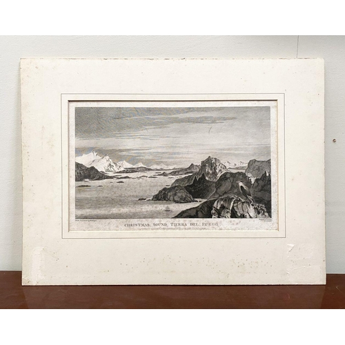 103 - AFTER WILLIAM HODGES RA (1744–1797), 'CHRISTMAS SOUND, TIERRA DEL FUEGO', engraved by W. Watts, numb... 