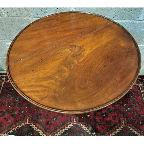 160 - AN UNUSUAL 19TH CENTURY MAHOGANY WINE TABLE in need of repair and restoration, but with excellent po... 