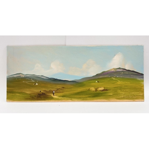 30 - ADAM KOS (Irish, 20th Century), 'COUNTRY LANDSCAPE', oil on board, signed and dated 2002 lower right... 