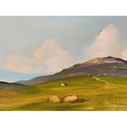 30 - ADAM KOS (Irish, 20th Century), 'COUNTRY LANDSCAPE', oil on board, signed and dated 2002 lower right... 