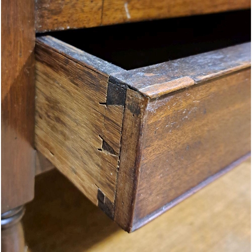 84 - A C. 1840-1860 BOWED MAHOGANY CANTERBURY excellent for storing magazines, papers, and sheet music: g... 