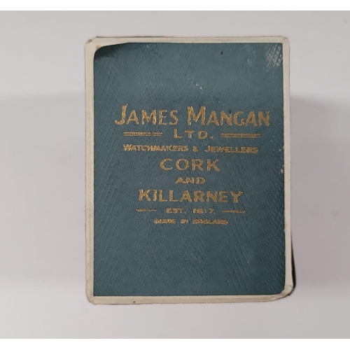 120 - THREE BOXED SILVER NAPKINS, (i) Boxed in a F. Brennan Patrick’s St. Box; an Irish silver napkin ring... 