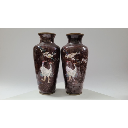 192 - A COLLECTION OF SMALL VASES; Various designs & styles, includes, 2 x medium sized Japanese reverse p... 