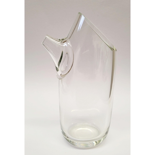 176 - A MID CENTURY VICKE LINDSTRAND FOR KOSTA MARTINI MIXER/PITCHER JUG, circa 1950s, in excellent condit... 