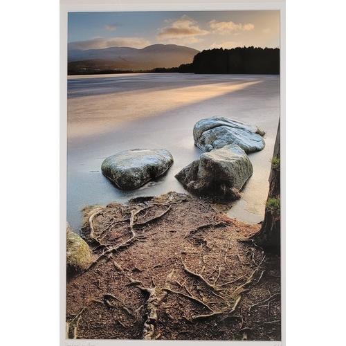 24 - JAMES GORDON, LAST NIGHT - LOCH GARTON, photographic print, signed with initials lower right on the ... 