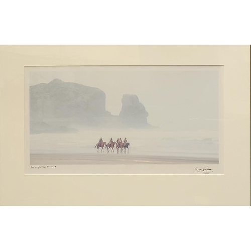 36 - CHRIS FRAZER SMITH, (B. 1963) COWBOYS, NEW ZEALAND, photographic print, signed lower right & titled ... 