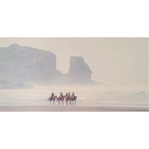 36 - CHRIS FRAZER SMITH, (B. 1963) COWBOYS, NEW ZEALAND, photographic print, signed lower right & titled ... 