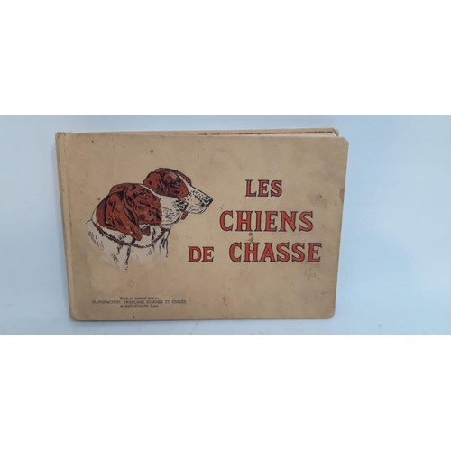 101 - A RARE BOOK LOT: ‘LES CHIENS DE CHASSE’ HUNTING DOGS, first edition, 1931. 78 coloured plates includ... 