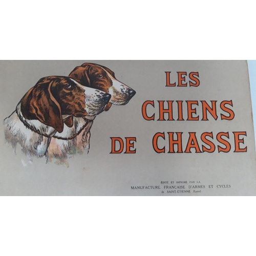 101 - A RARE BOOK LOT: ‘LES CHIENS DE CHASSE’ HUNTING DOGS, first edition, 1931. 78 coloured plates includ... 
