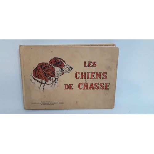 101 - A RARE BOOK LOT: ‘LES CHIENS DE CHASSE’ HUNTING DOGS, first edition, 1931. 78 coloured plates includ... 