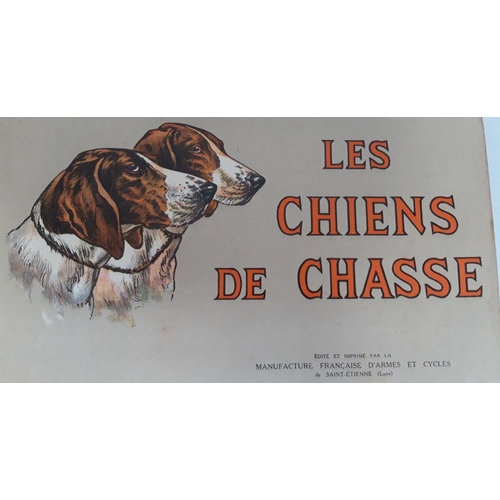 101 - A RARE BOOK LOT: ‘LES CHIENS DE CHASSE’ HUNTING DOGS, first edition, 1931. 78 coloured plates includ... 