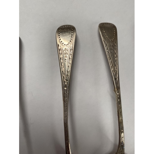 161 - A SET OF SIX WILLIAM IV IRISH SILVER TEASPOONS, Makers James Brady (x2), William Eaton (x2) & Jonath... 