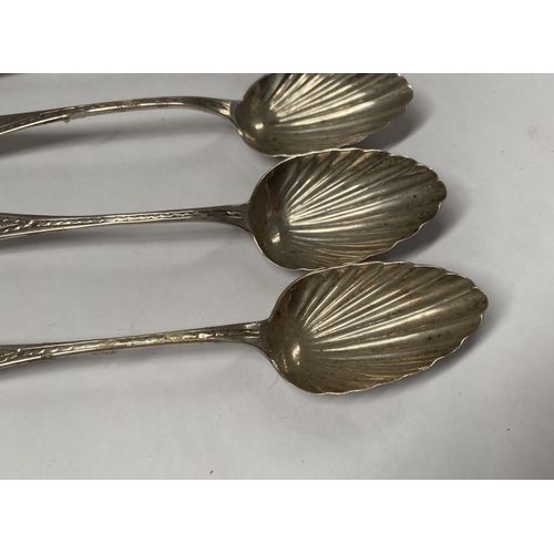 161 - A SET OF SIX WILLIAM IV IRISH SILVER TEASPOONS, Makers James Brady (x2), William Eaton (x2) & Jonath... 