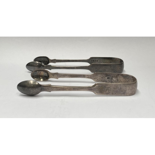231 - TWO GEORGE V SILVER SUGAR TONGS, (i) Maker Holland, Aldwinckle & Slater (Thomas Alfred Slater, Walte... 