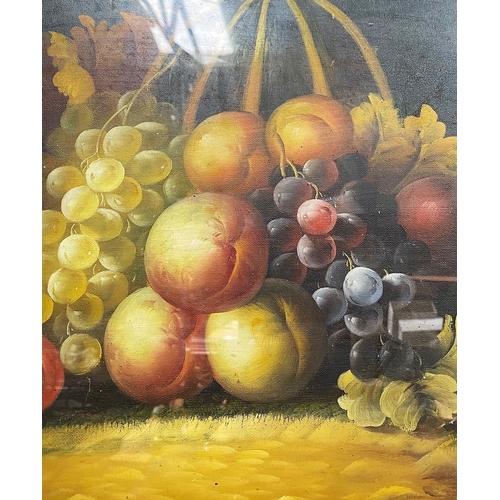 279 - A NICELY FRAMED STILL LIFE PICTURE, 86 x 70cm frame.