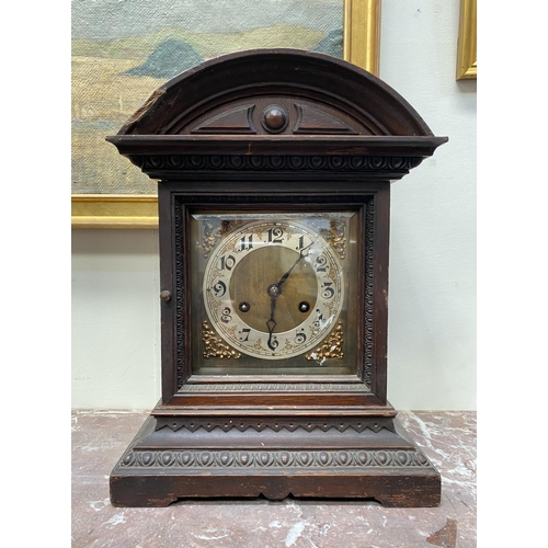 AN EXCELLENT JHUNGHANS GERMAN 8 DAY MANTLE CLOCK Junghans bracket