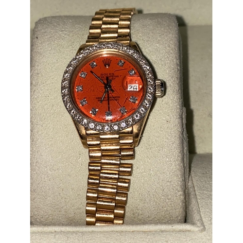 Datejust stella dial hot sale