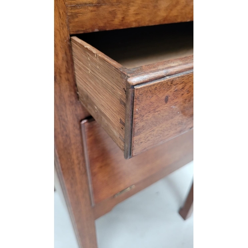 77 - A VERY GOOD QUALITY GENTLEMAN’S WASH STAND / LOCKER, to the top is a fold open compartment that rest... 