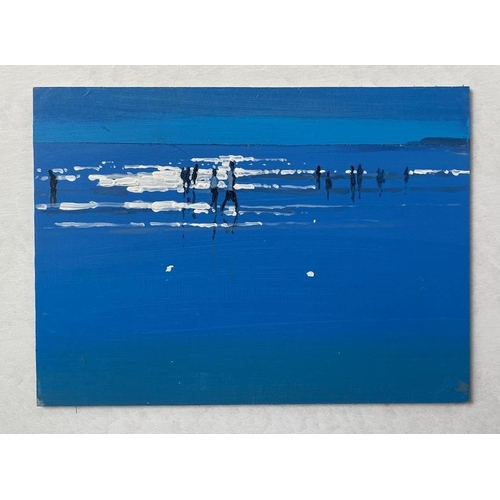 108 - JOHN MORRIS (Irish b.1958), ‘IN SHALLOW WATER’, oil on canvas, dimensions: 7.5in x 10in approx. imag... 