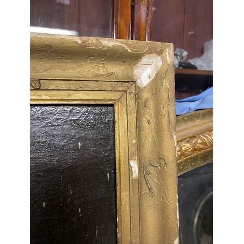 186 - EUROPEAN SCHOOL, (19th Century), ‘PORTRAIT OF MAN WITH PIPE’, oil on canvas, in original carved gilt... 