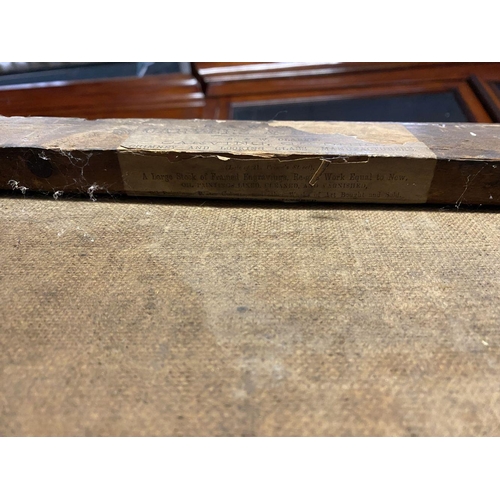 186 - EUROPEAN SCHOOL, (19th Century), ‘PORTRAIT OF MAN WITH PIPE’, oil on canvas, in original carved gilt... 