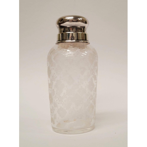 187 - A MIXED SILVER DRESSING TABLE LOT: includes; (i) A pair of silver topped clothes brushes, each 15cm ... 