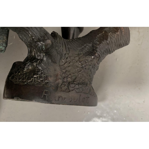 85 - AFTER LOUIS MOREAU (French, 1855-1919) & FRANÇOIS MOREAU (French, 1857-1930), ‘VENDANGUER’, bronze s... 