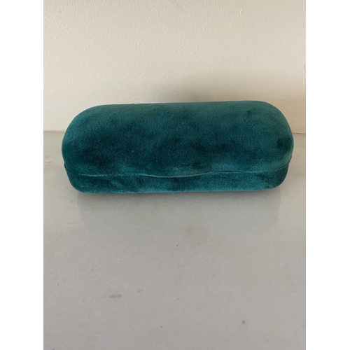 113 - A PAIR OF CASED GUCCI SUNGLASSES, comes with purchase receipts and papers, never used.