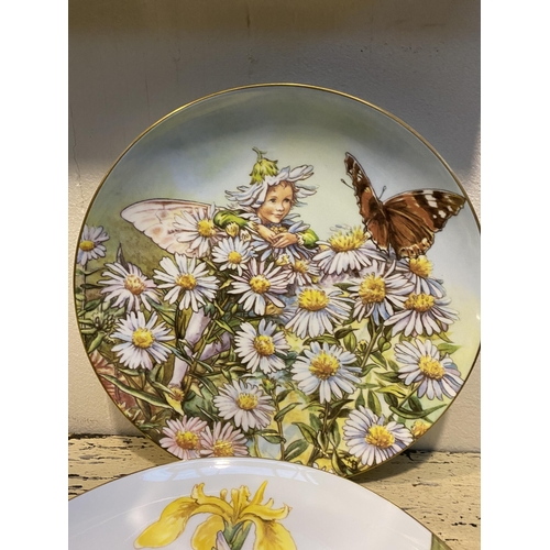 127 - SIX BORDER FINE BONE CHINA PLATES FROM THE FESTIVAL OF FLOWER FAIRIES COLLECTION, to include (i) The... 