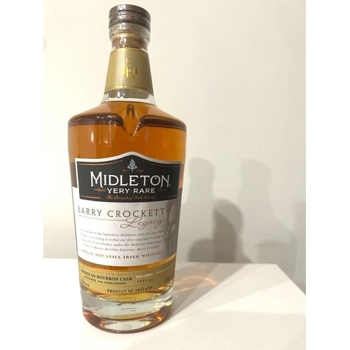 146 - A RARE MIDLETON WHISKEY, by Master Distiller Barry Crockett from the American Bourbon Cask. Serial n... 