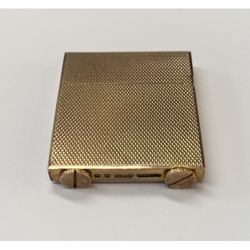 26 - A CHARMING 19TH CENTURY 9CT YELLOW GOLD LIGHTER, Maker Cornelius Desormeaux Saunders & James Francis... 