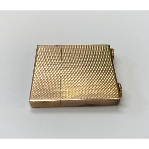 26 - A CHARMING 19TH CENTURY 9CT YELLOW GOLD LIGHTER, Maker Cornelius Desormeaux Saunders & James Francis... 