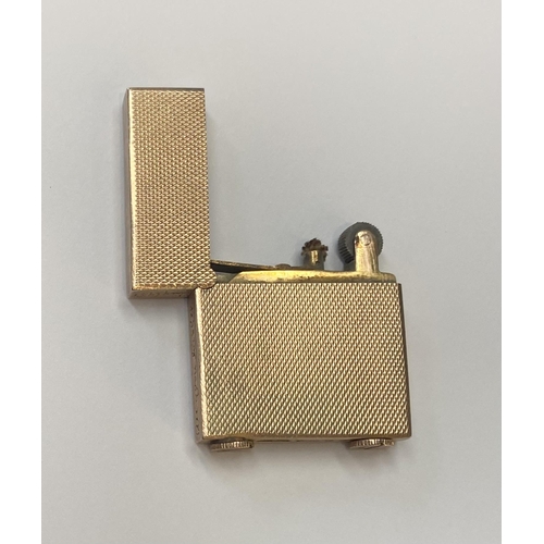 26 - A CHARMING 19TH CENTURY 9CT YELLOW GOLD LIGHTER, Maker Cornelius Desormeaux Saunders & James Francis... 