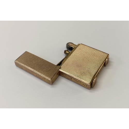 26 - A CHARMING 19TH CENTURY 9CT YELLOW GOLD LIGHTER, Maker Cornelius Desormeaux Saunders & James Francis... 