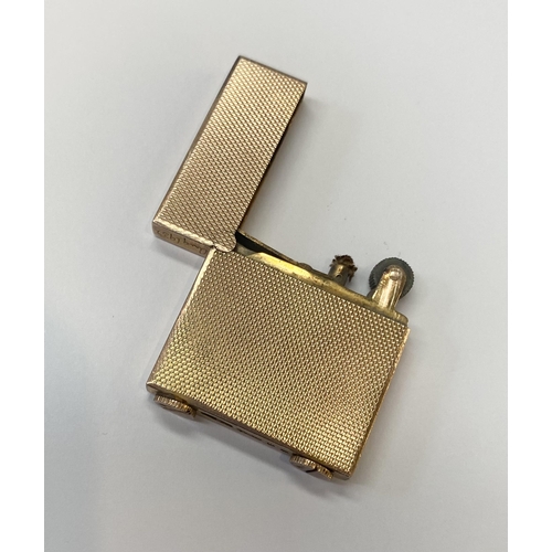 26 - A CHARMING 19TH CENTURY 9CT YELLOW GOLD LIGHTER, Maker Cornelius Desormeaux Saunders & James Francis... 