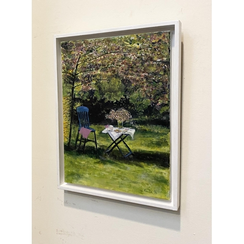 68 - IRISH SCHOOL, 20TH CENTURY, ‘GARDEN SCENE’, oil on canvas, signed ‘Emer’ and dated ‘14 lower right, ... 