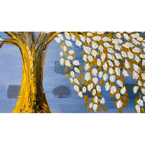 153 - KATE (Irish, 20th Century), ‘TREE OF LIFE’, acrylic on canvas. Dimensions: 70cm x 50cm approx. image