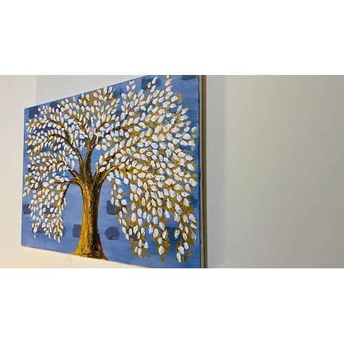 153 - KATE (Irish, 20th Century), ‘TREE OF LIFE’, acrylic on canvas. Dimensions: 70cm x 50cm approx. image