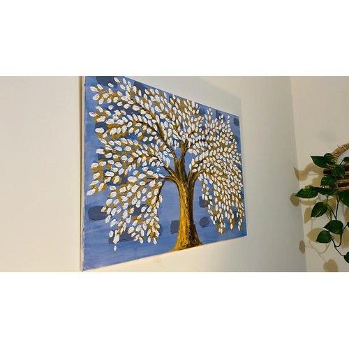 153 - KATE (Irish, 20th Century), ‘TREE OF LIFE’, acrylic on canvas. Dimensions: 70cm x 50cm approx. image