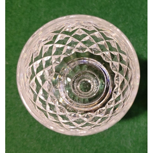 120 - A SET OF 6 WATERFORD CRYSTAL PORT / SHERRY GLASSES, each in excellent condition, with maker’s waterm... 