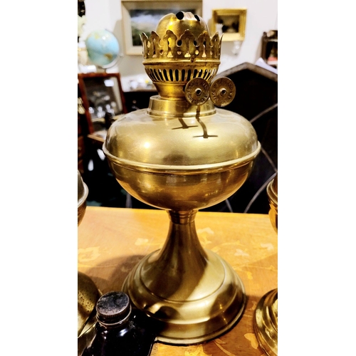 Vintage Brass Aladdin Oil Lamp